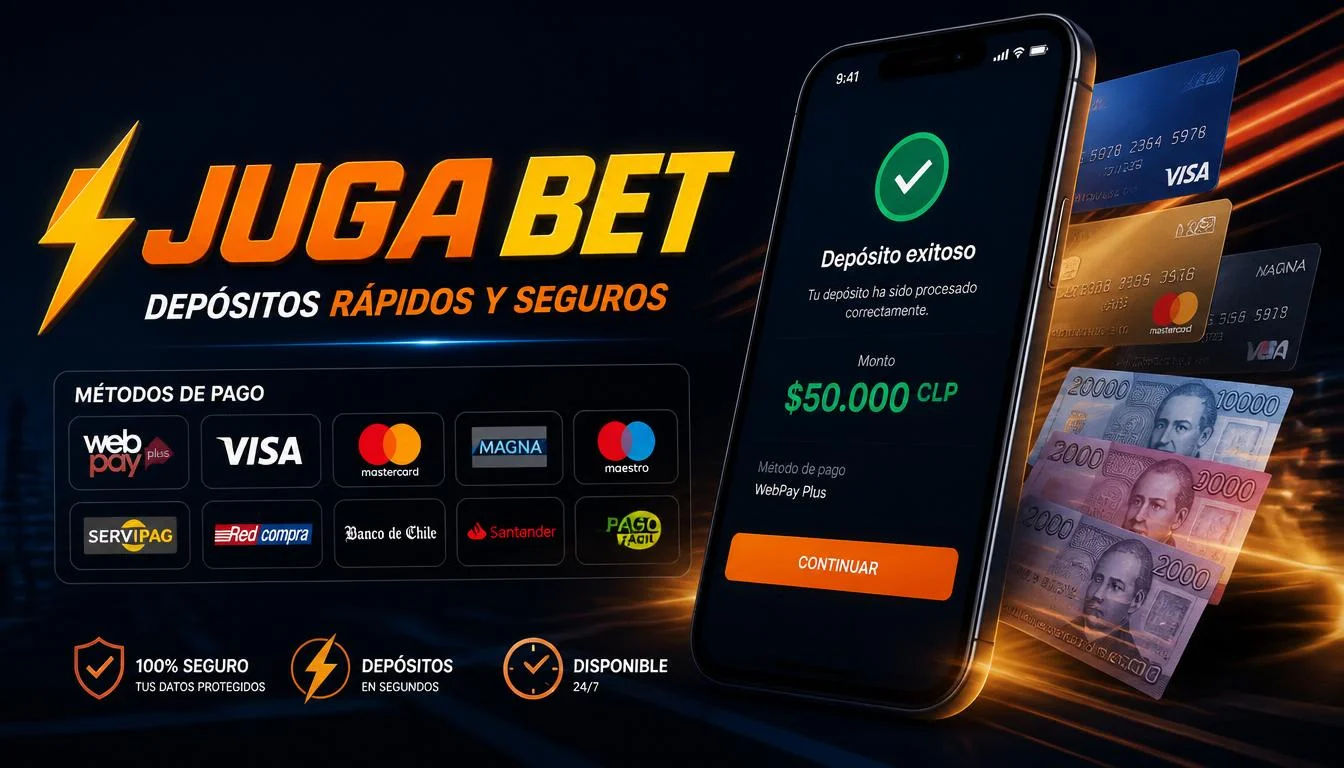 Métodos de pago Jugabet Chile